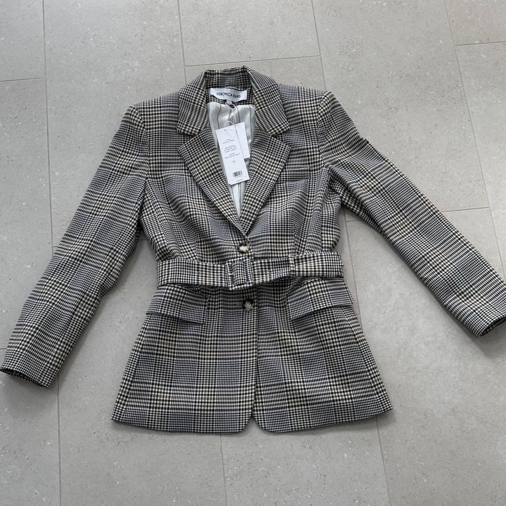 Veronica Beard Check Ryanne Dickey Jacket - Picture 6 of 8